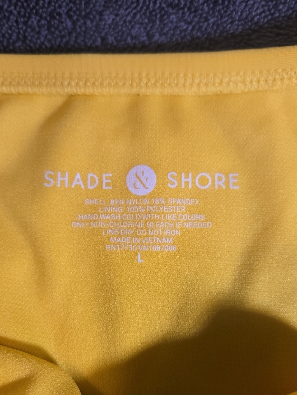 Bright Yellow Ruffle Triangle Bikini - Picture 2 of 6